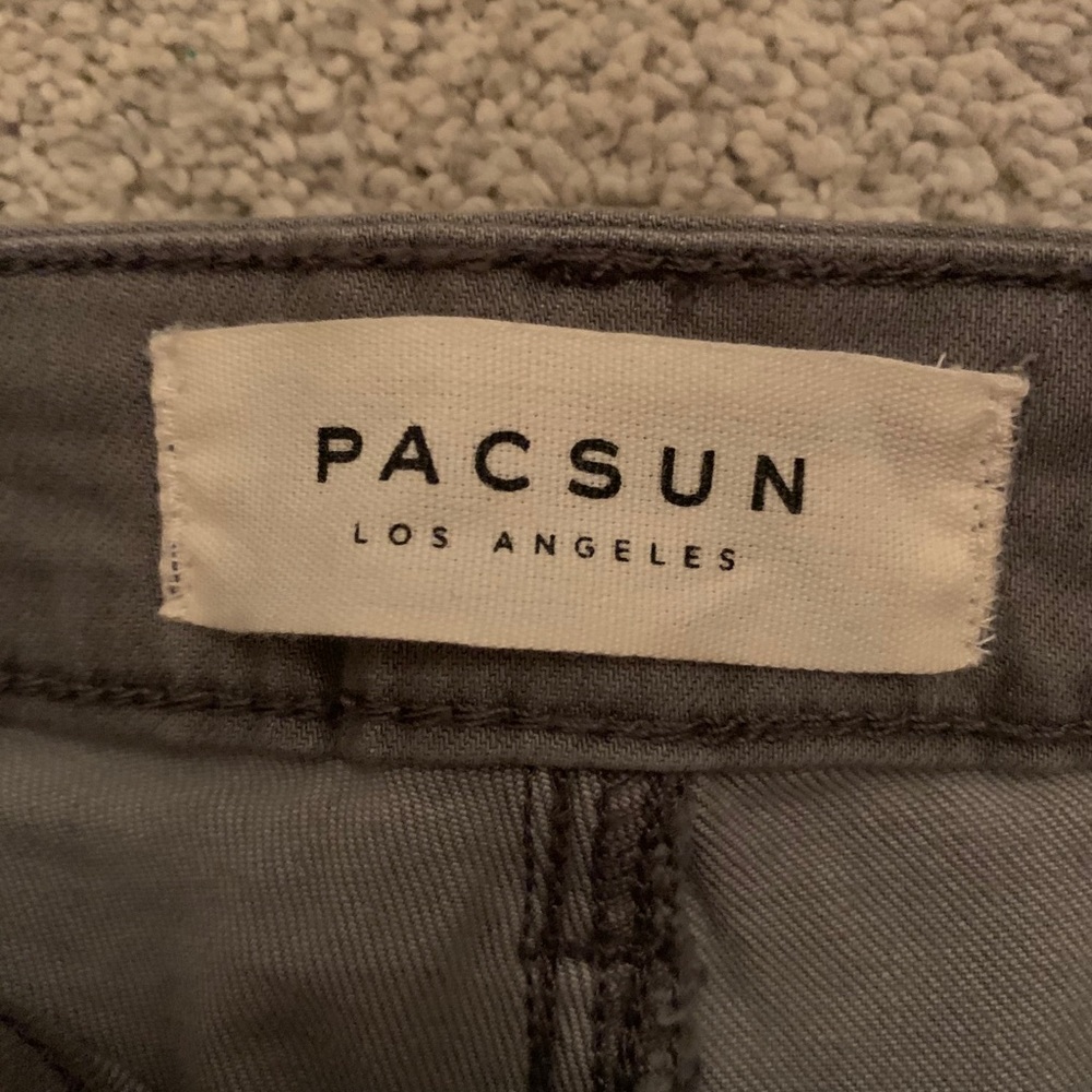 Dark gray PacSun jean shorts - Picture 2 of 2